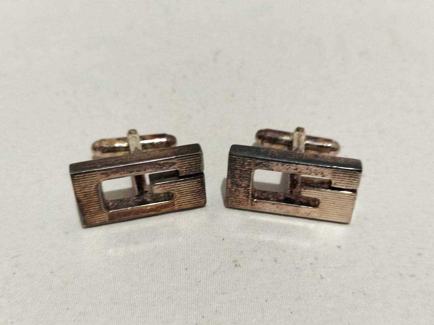 GUCCI 925/Cufflinks Set Tie Pin and Cufflinks