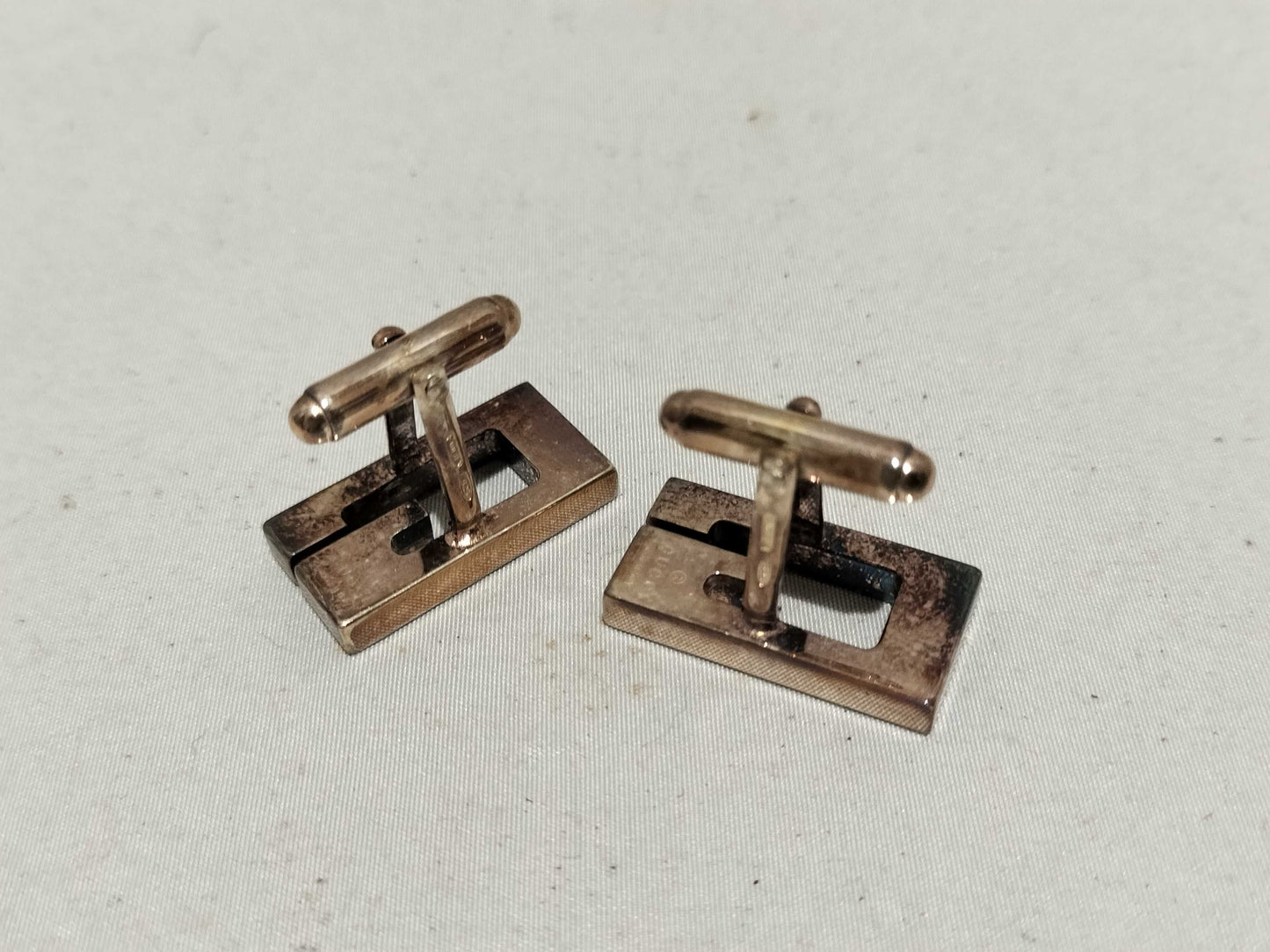 GUCCI 925/Cufflinks Set Tie Pin and Cufflinks