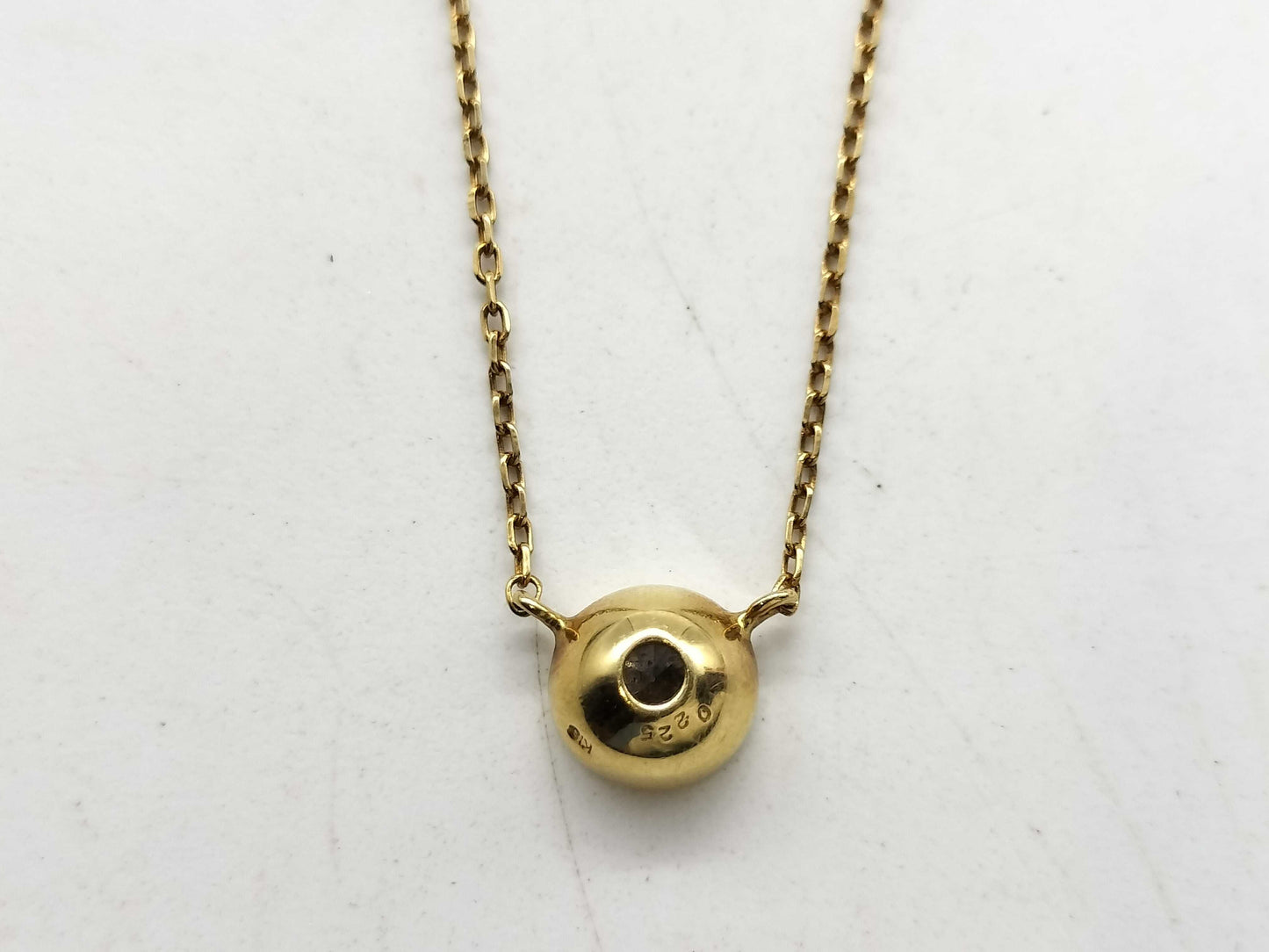 D0.225ct K18 2.1g Necklace