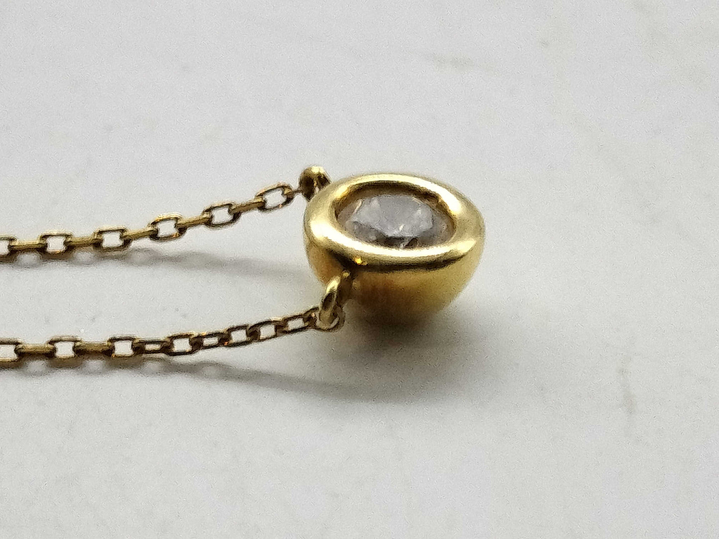 D0.225ct K18 2.1g Necklace
