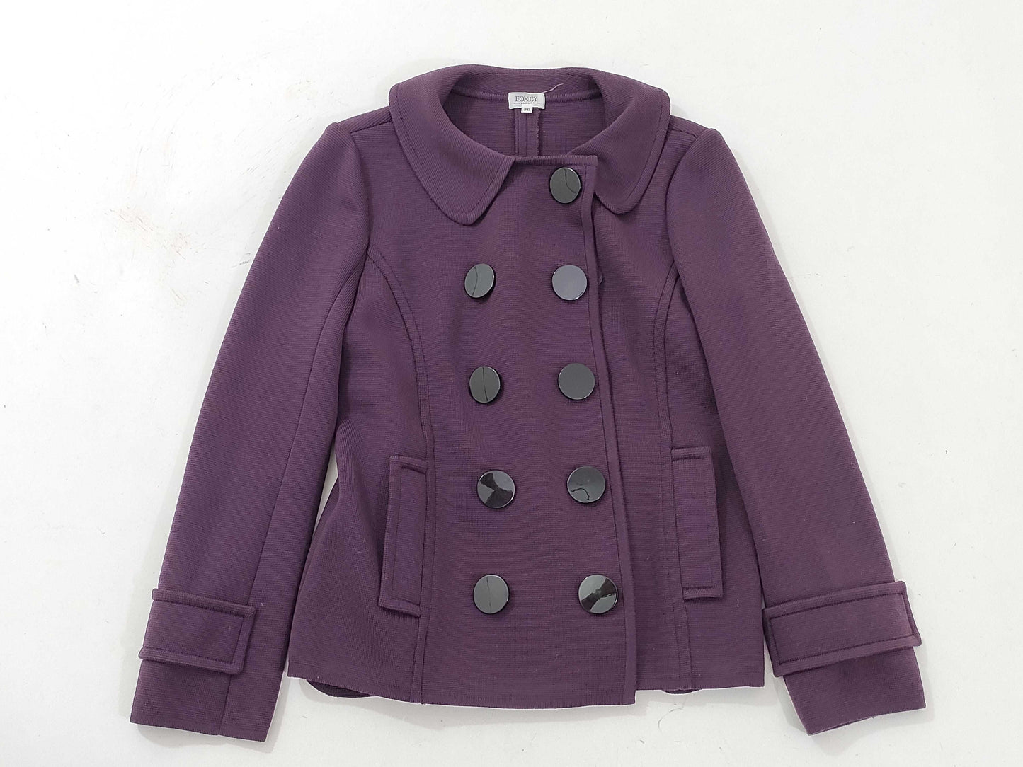 FOXEY double jacket purple jacket