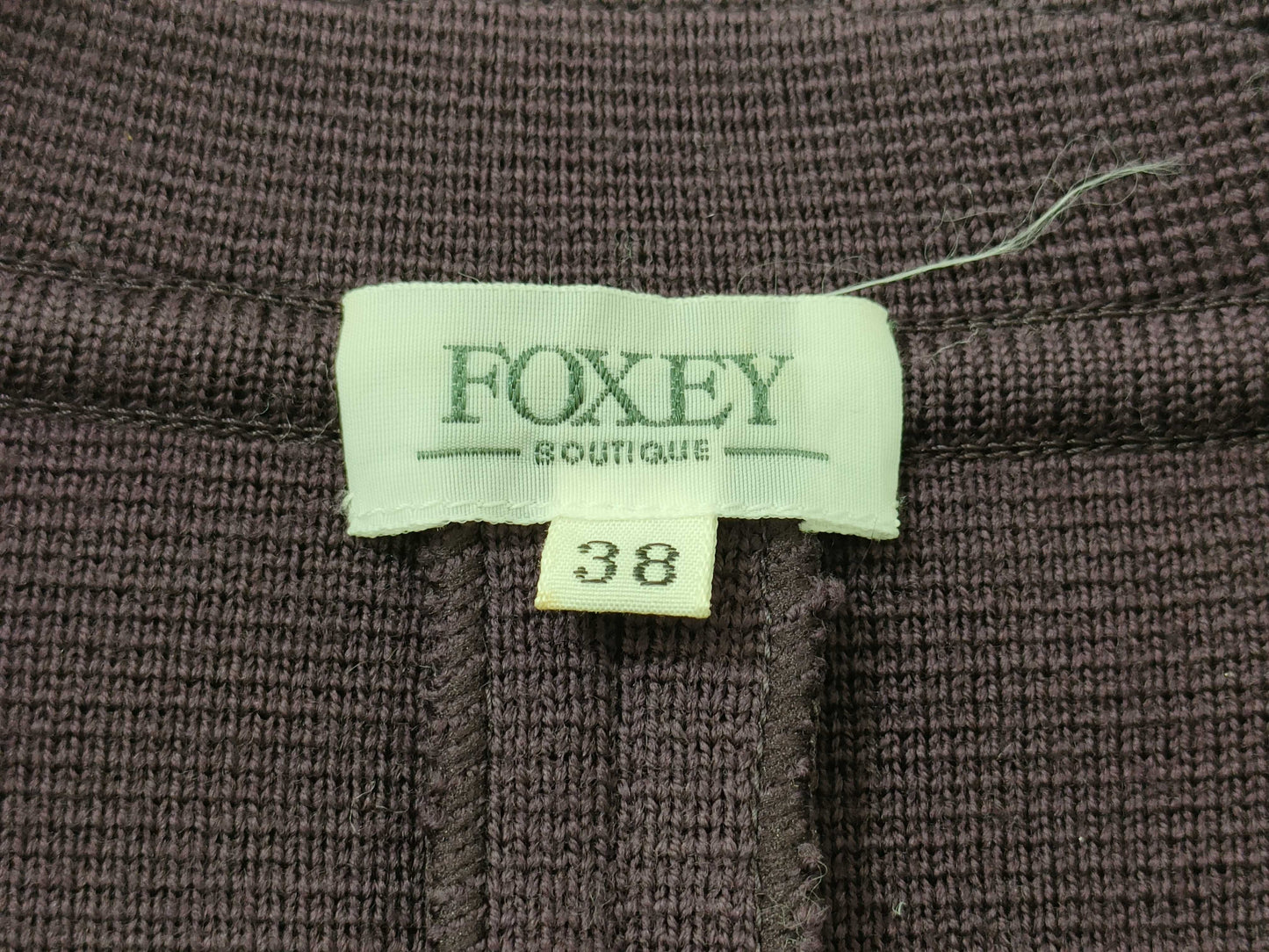 FOXEY double jacket purple jacket