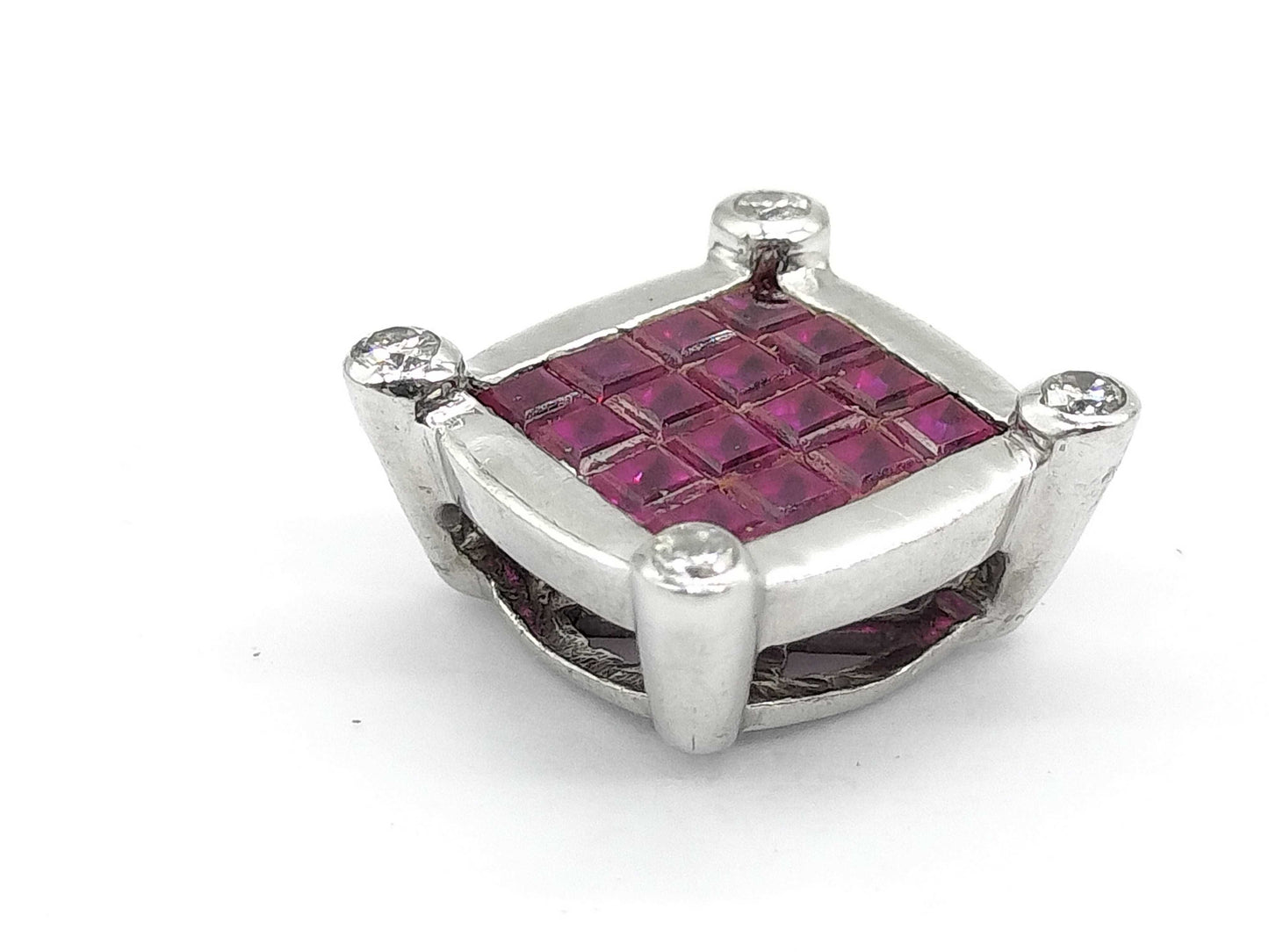 R0.70ct D0.06ct Pt900 2.4g Pendant Top