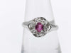 R0.27ct D0.02ct Pt900 2.8g Ring