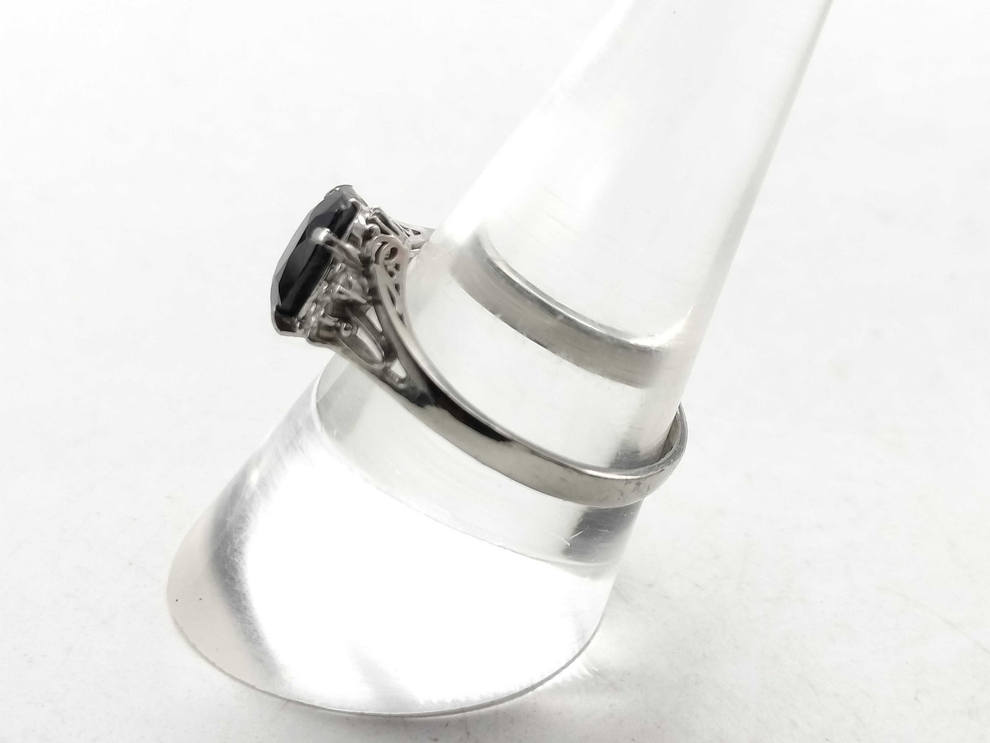 S1.65ct D0.08ct PT900 3.9g Ring
