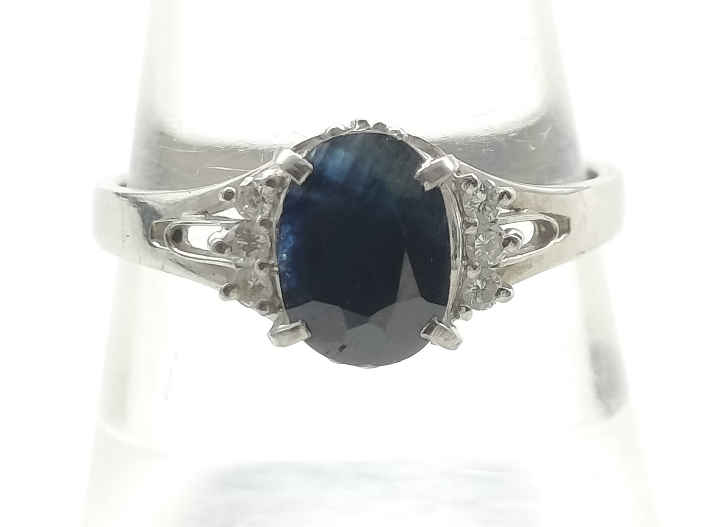 S1.65ct D0.08ct PT900 3.9g Ring