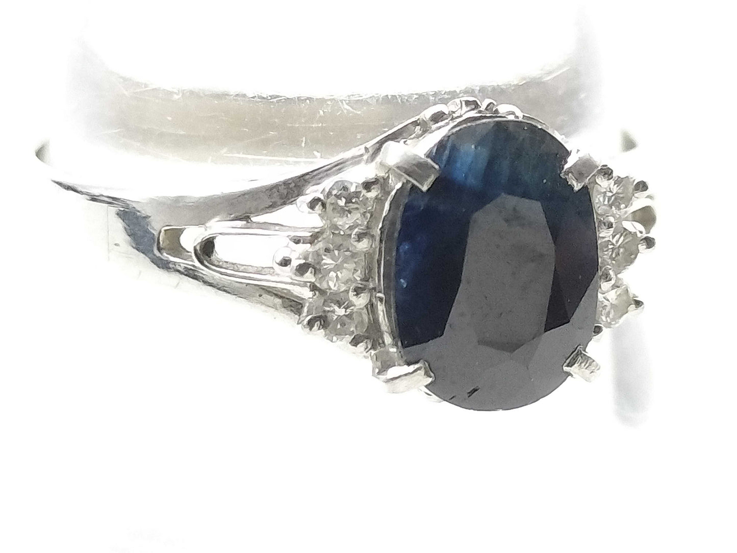 S1.65ct D0.08ct PT900 3.9g Ring