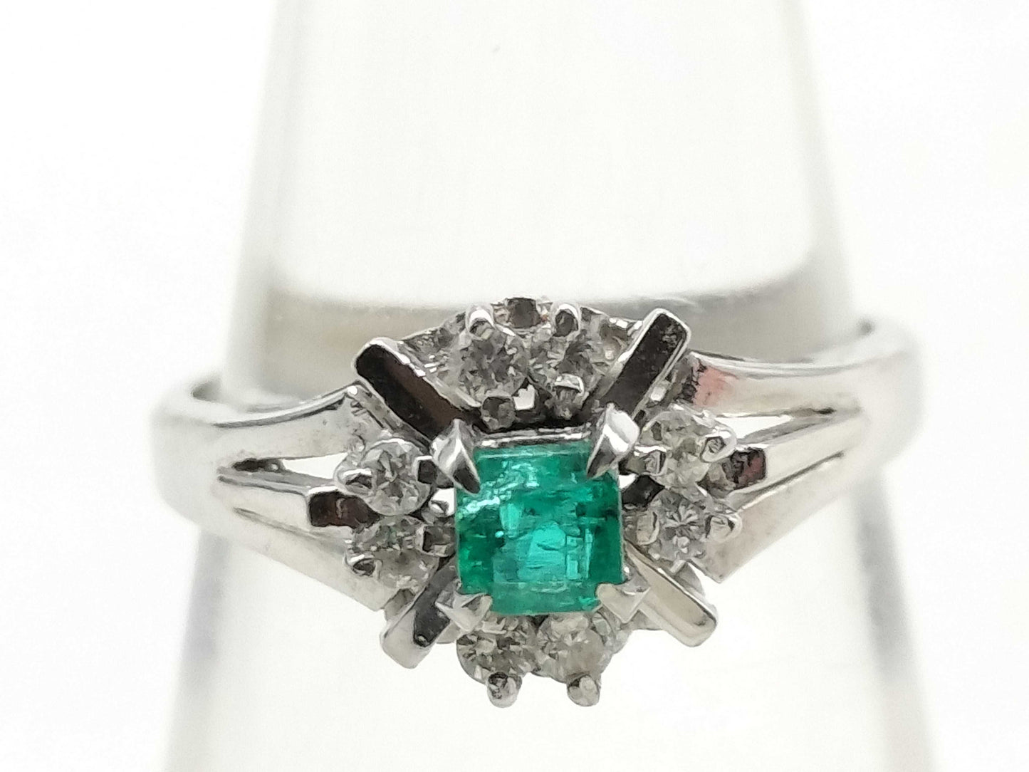 E0.21ct D0.16ct PM900 4.8g Ring