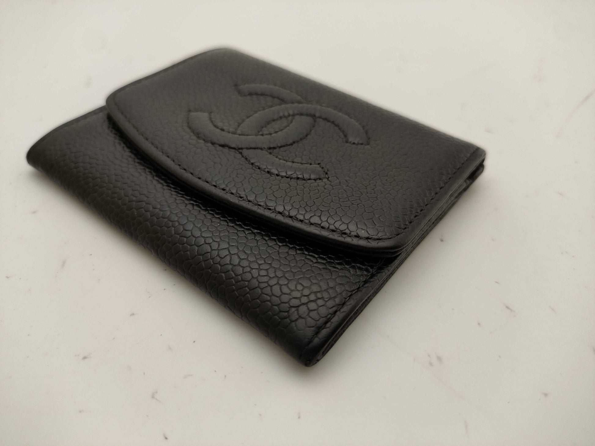 CHANEL Caviar Skin Coin Case