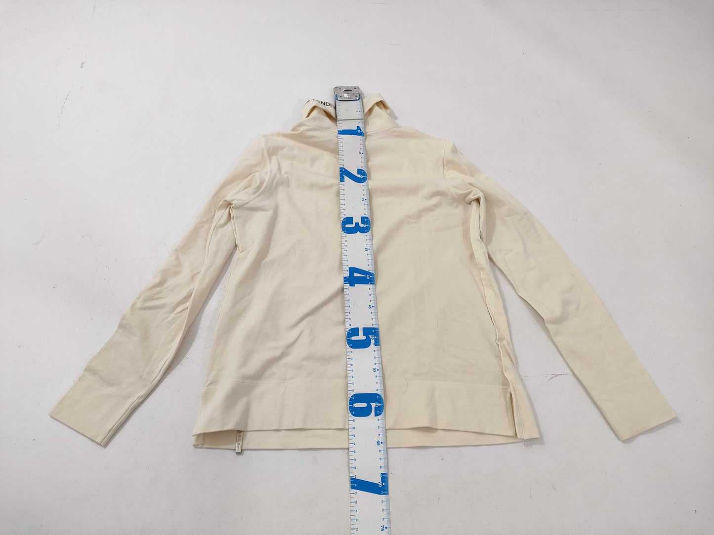 FENDI Turtleneck/Ivory/Cotton Top
