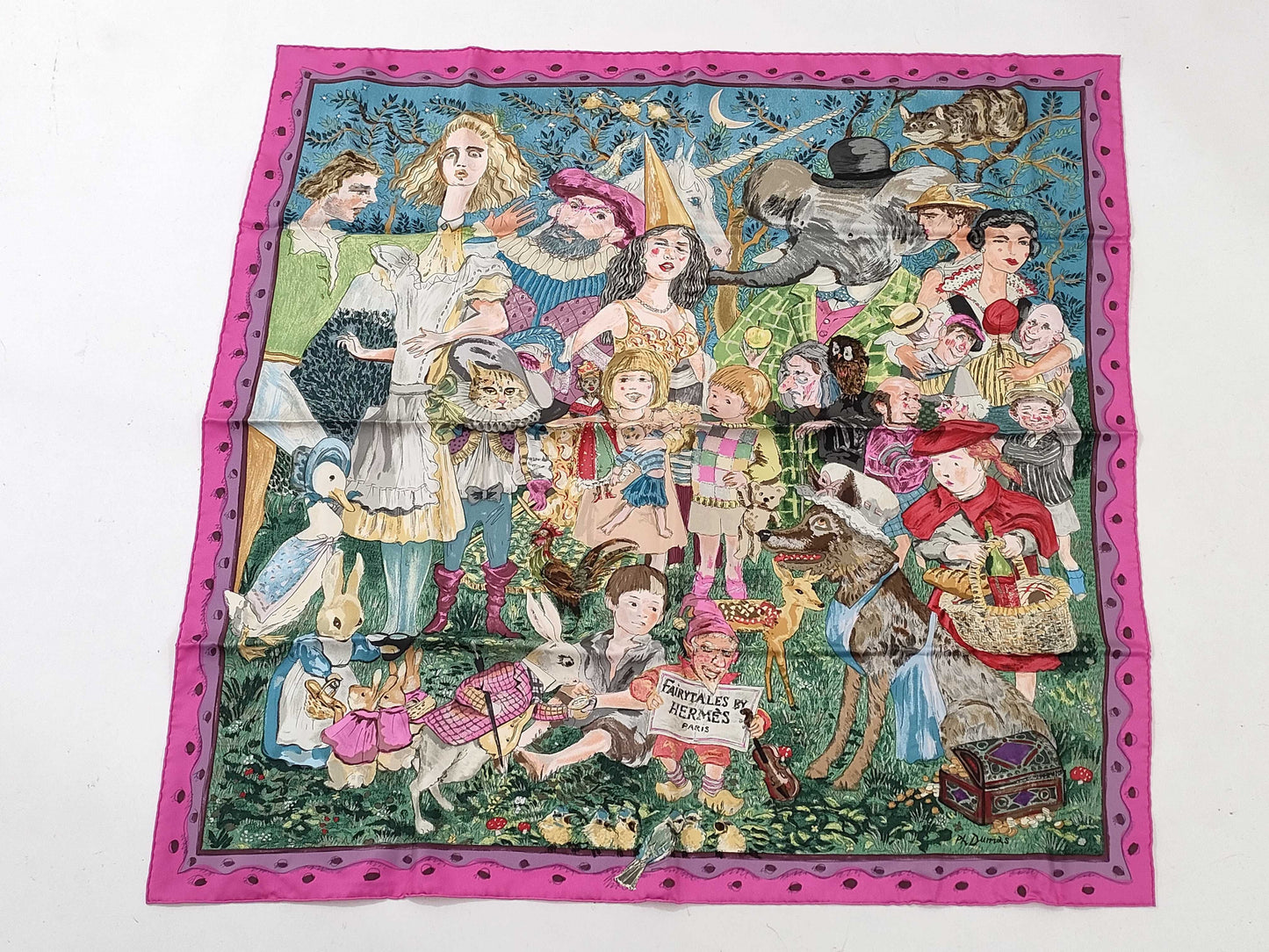 HERMES Carre Fairy Tales Scarf