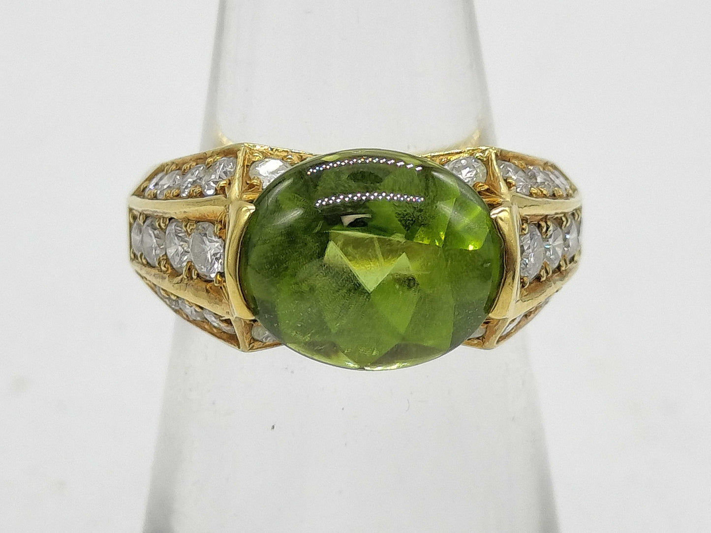 PE4.627ct D0.90ct K18 6.6g Ring