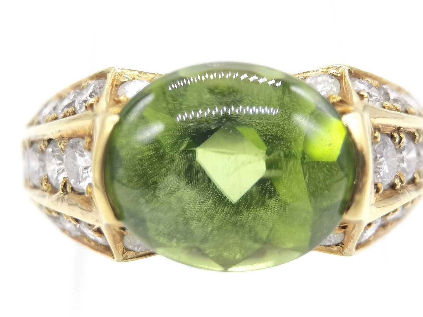 PE4.627ct D0.90ct K18 6.6g Ring