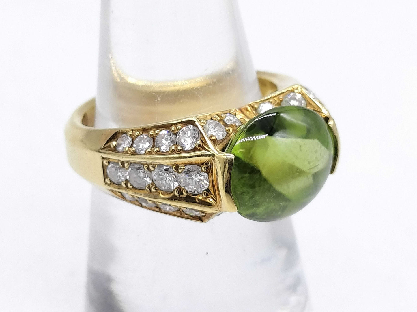PE4.627ct D0.90ct K18 6.6g Ring