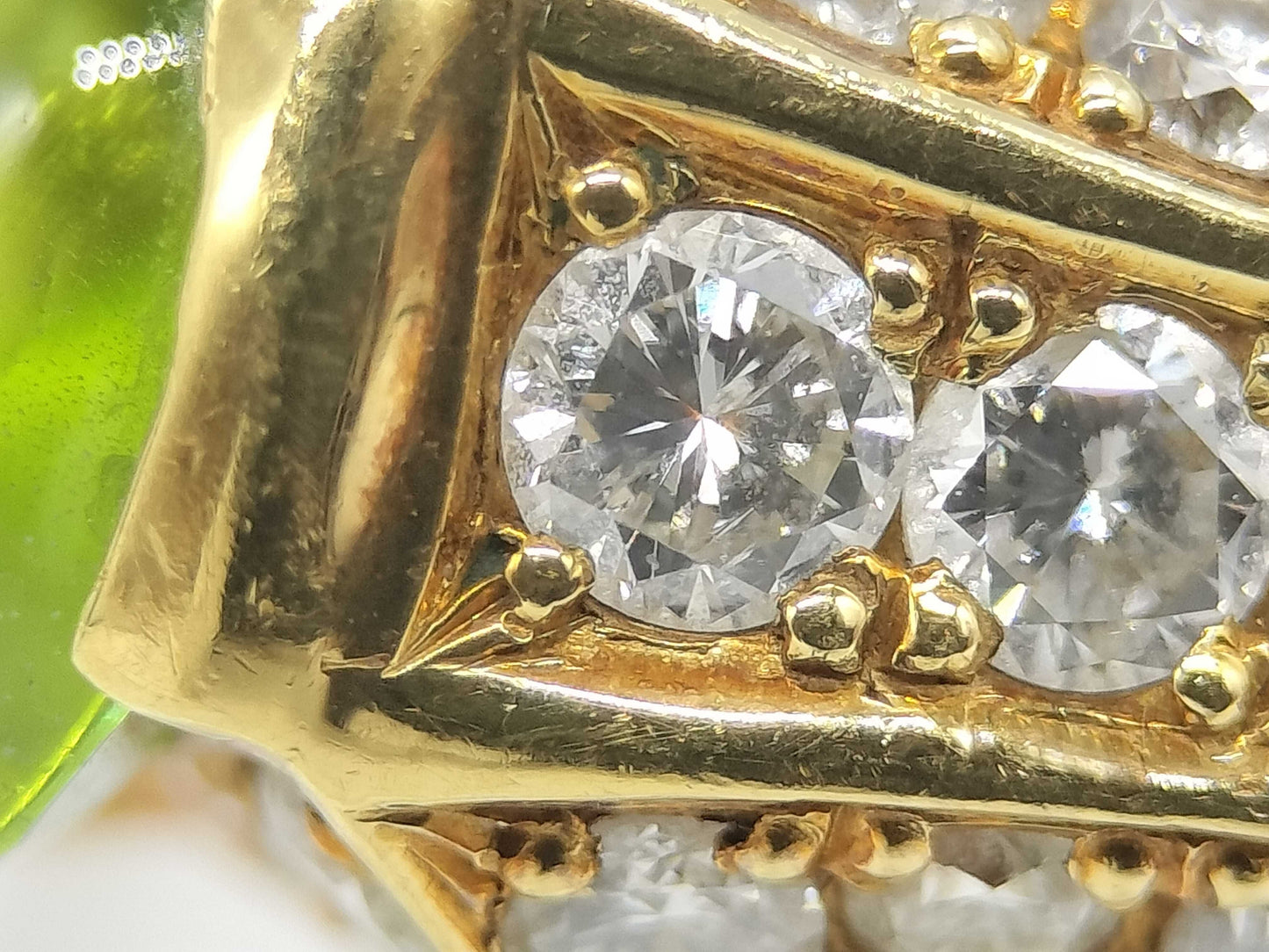 PE4.627ct D0.90ct K18 6.6g Ring