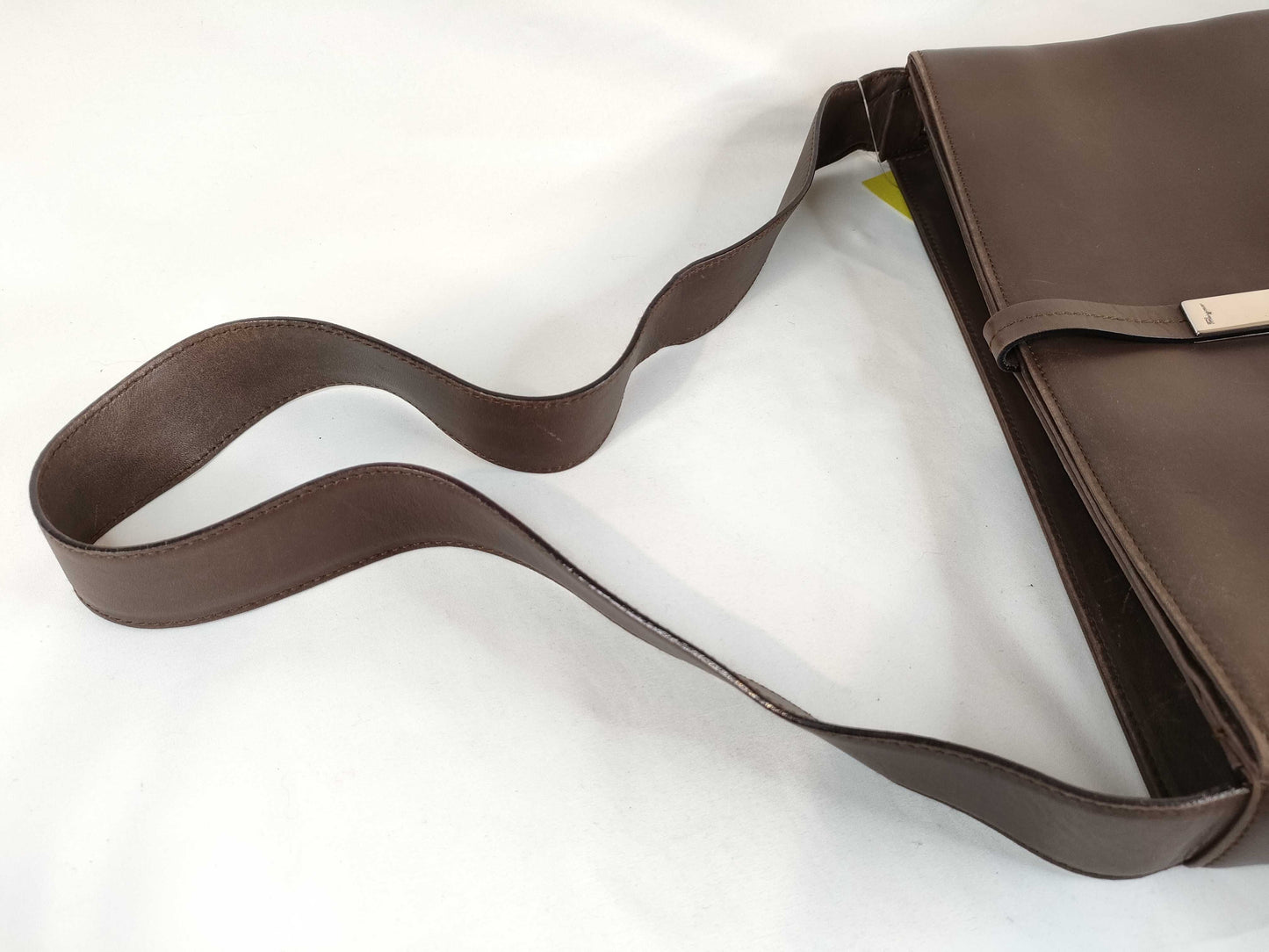 Salvatore Ferragamo Gancini Leather Handbag Brown AB-21 8795 Shoulder Bag