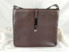 Salvatore Ferragamo Gancini Leather Handbag Brown AB-21 8795 Shoulder Bag