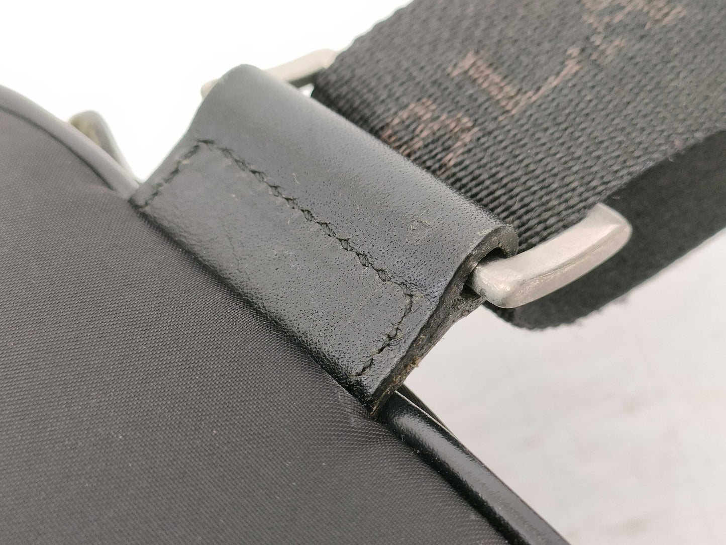 BURBERRY BLACK LABEL Black Label Shoulder Bag in Black Nylon Check