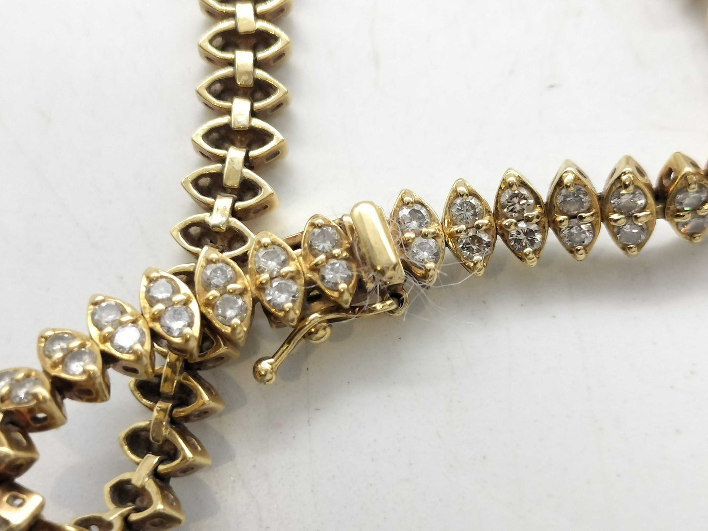 Tennis Bracelet D3.08ct K18 14.9g Bracelet/Bangle