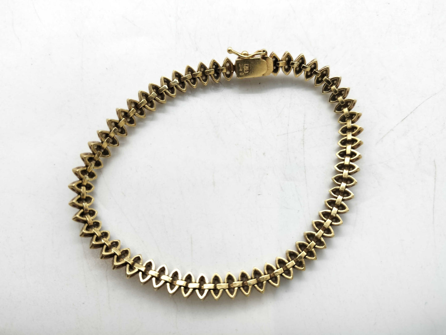 Tennis Bracelet D3.08ct K18 14.9g Bracelet/Bangle