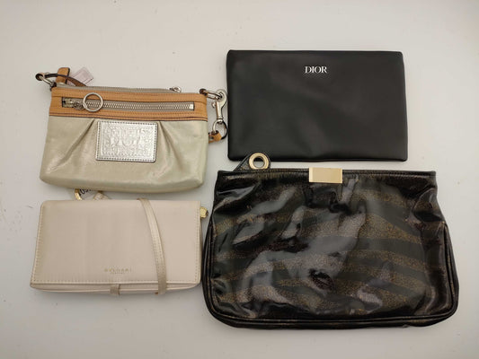 Dior/Jimmy Choo/Coach etc. 4-piece pouch set