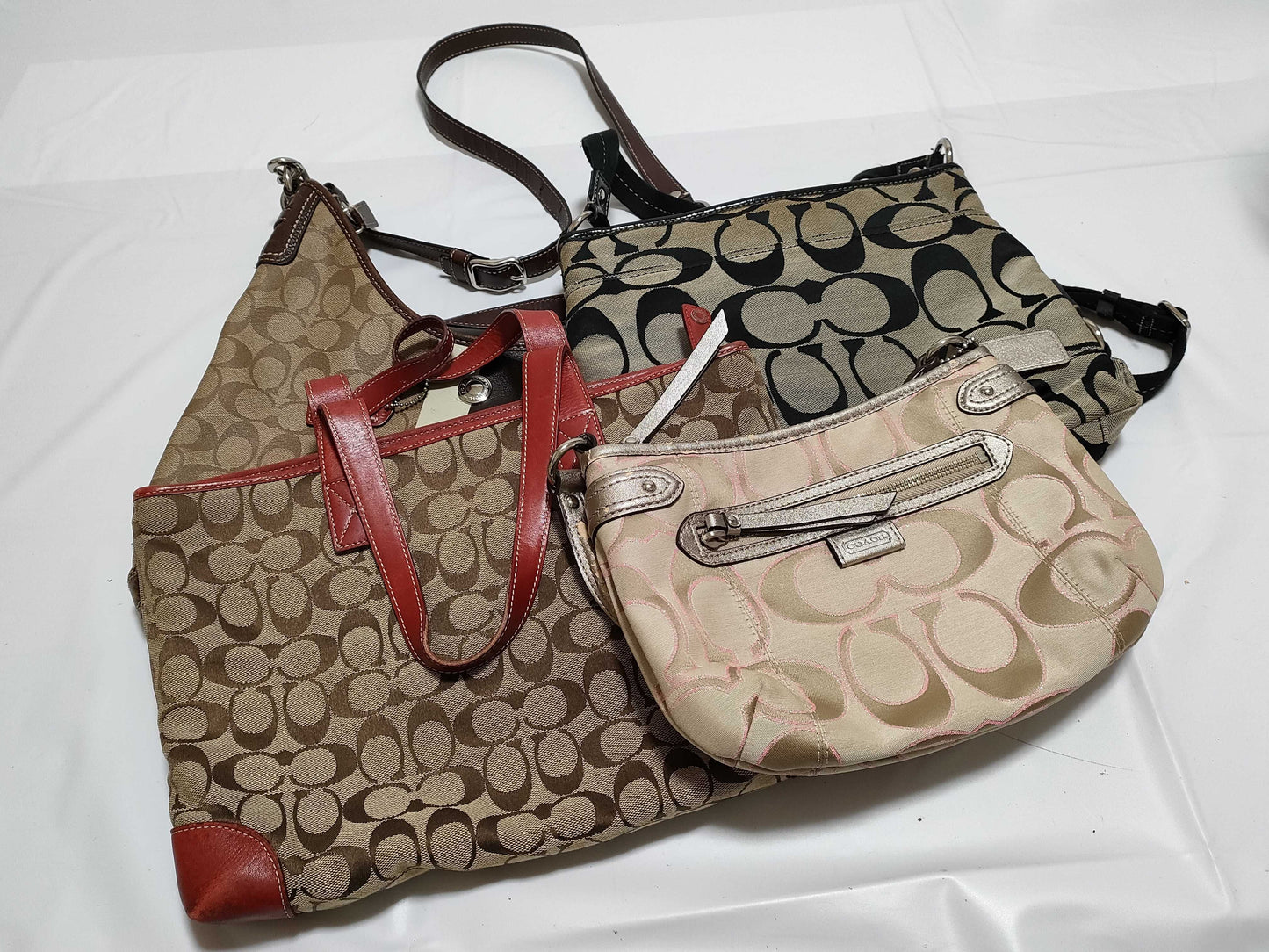 COACH Signature Handbag*4 Handbag