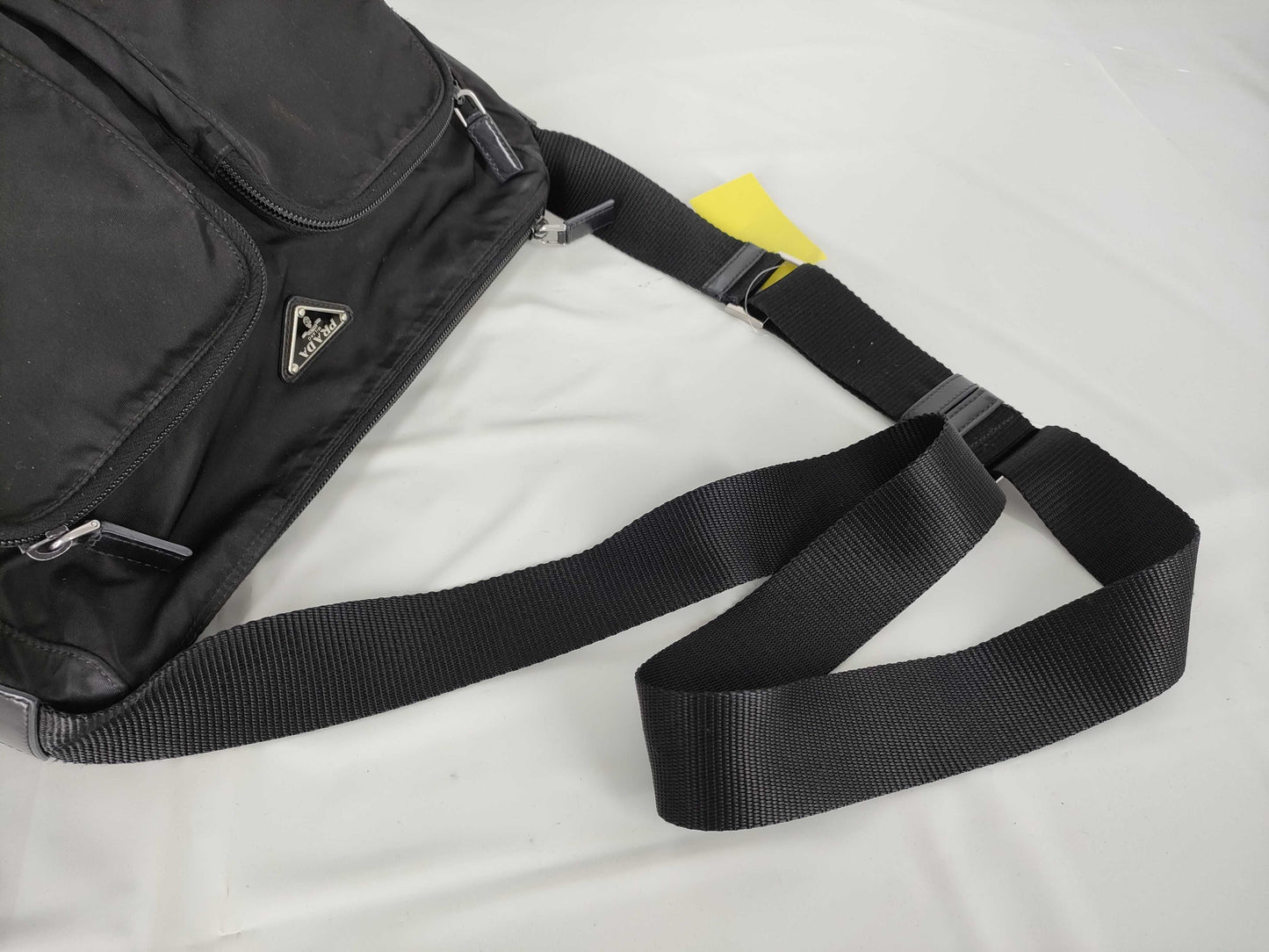 PRADA Nylon Shoulder Bag in Black