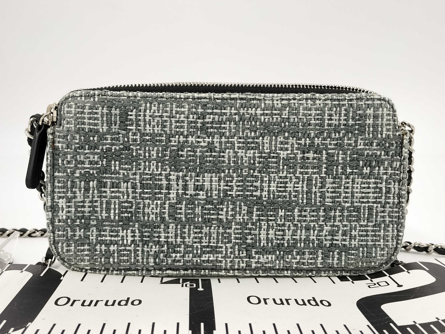 CHANEL Deauville Chain Wallet Shoulder Bag