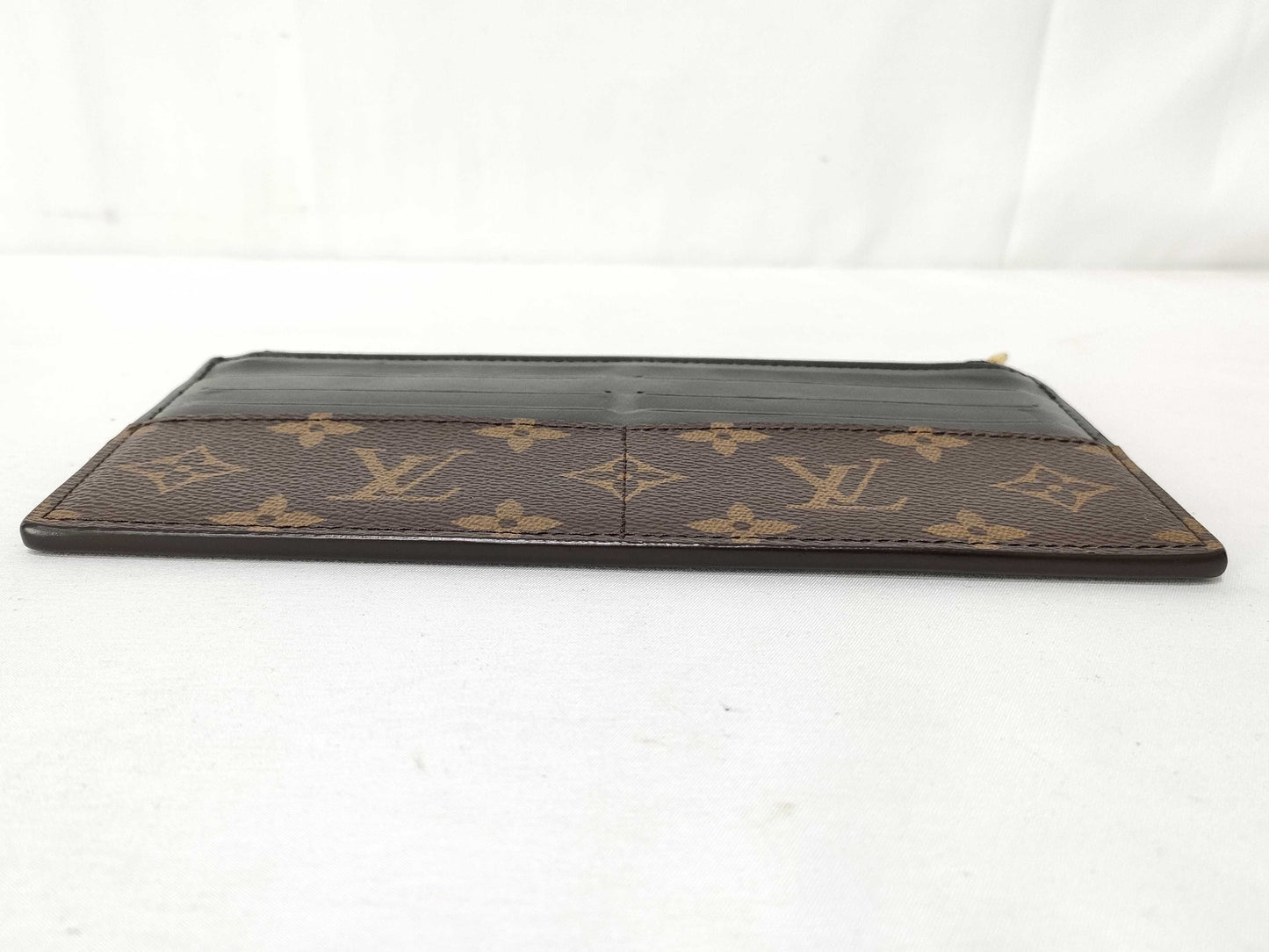 LOUIS VUITTON Monogram Macassar Slim Purse M80348 Card Case, Pass Case, Business Card Case