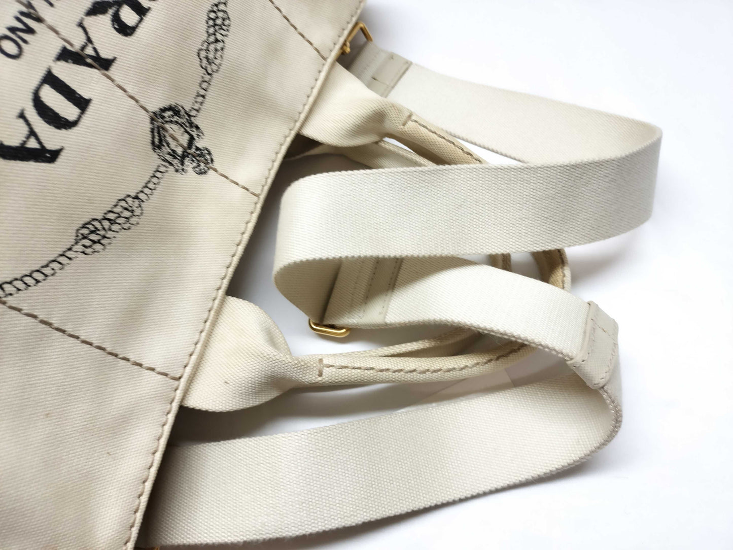 PRADA 2WAY White Handbag