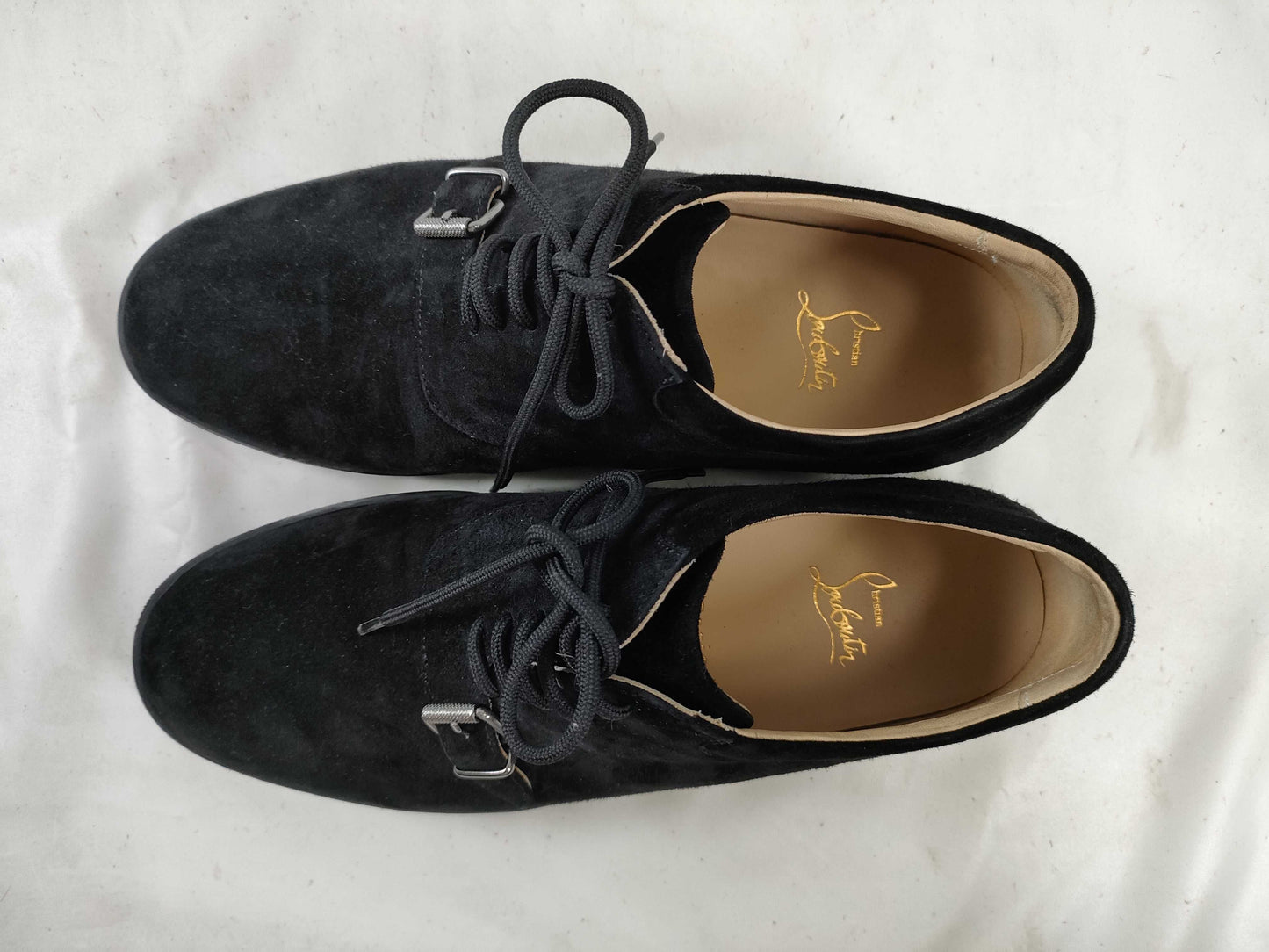Christian Louboutin suede loafers