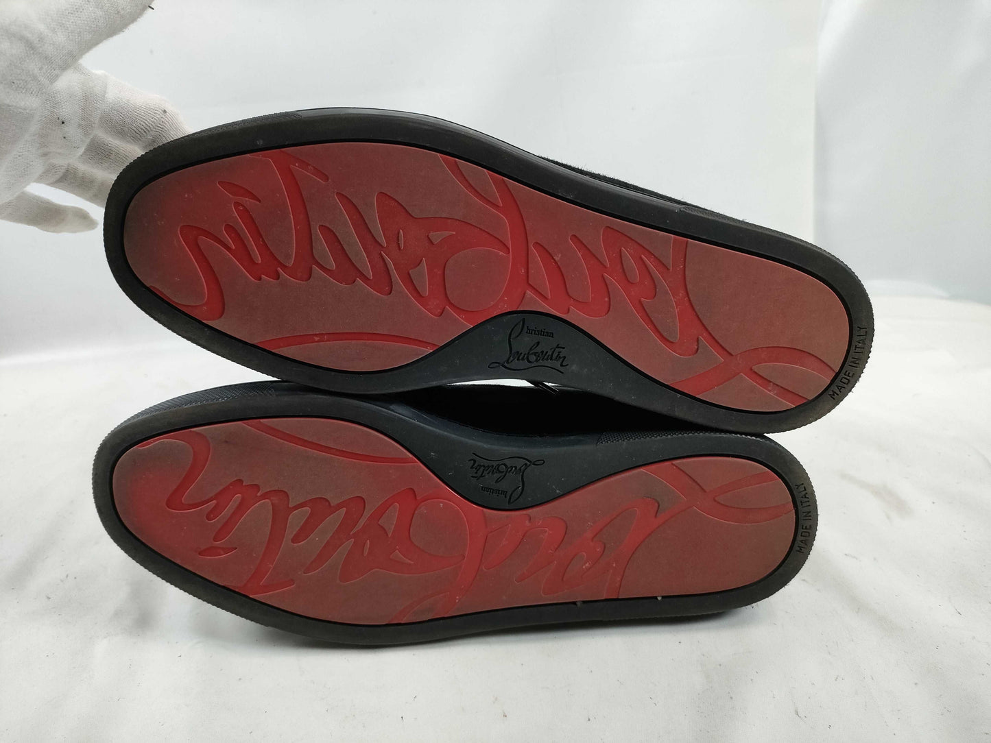 Christian Louboutin suede loafers