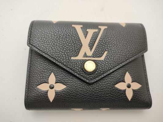 LOUIS VUITTON Monogram Empreinte Portefeuille Victorine M80968 Wallet
