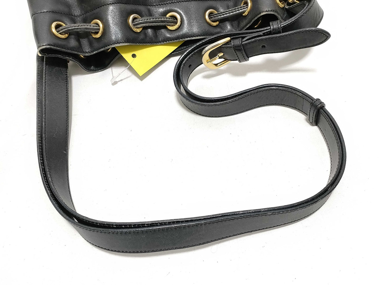 Salvatore Ferragamo Leather Bucket Shoulder Bag
