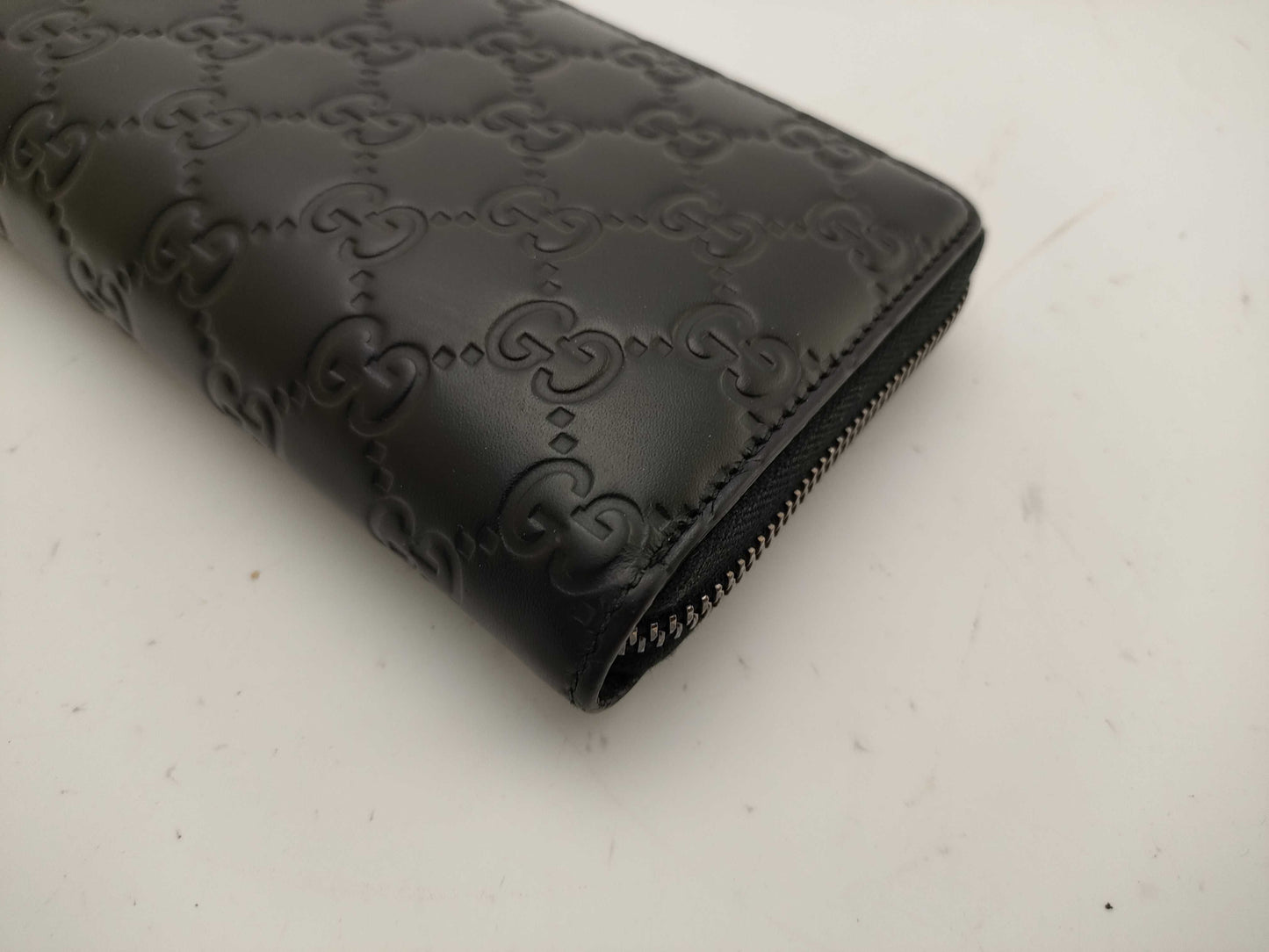 GUCCI Shima 307987 525040 Round Zip Wallet