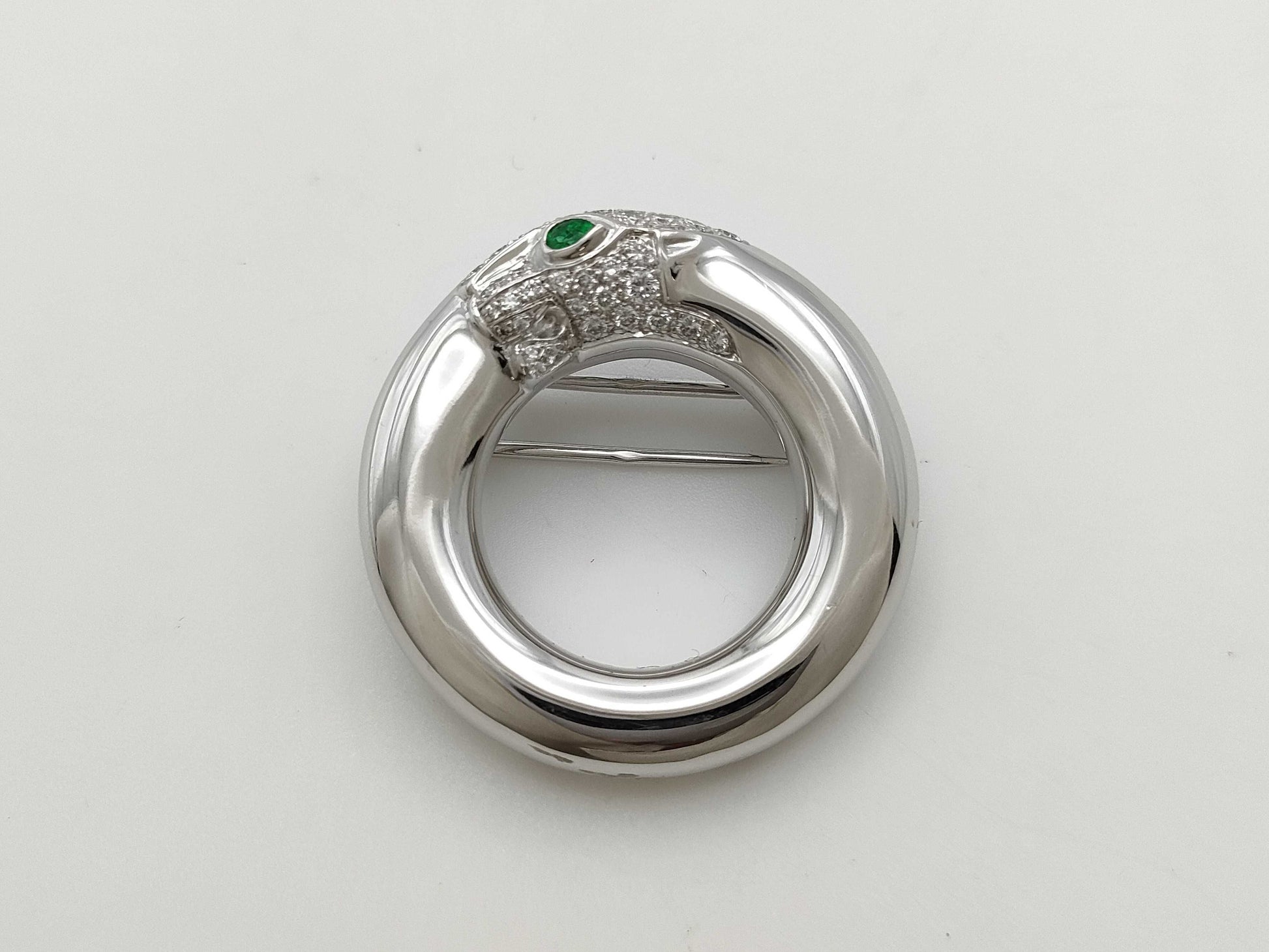 Cartier Panthere de Cartier Emerald Diamond WG 750 16.2g brooch