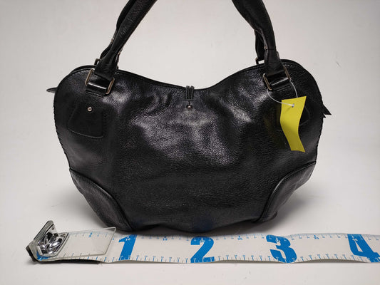 CELINE Leather Tote Shoulder Bag with Crown Charm