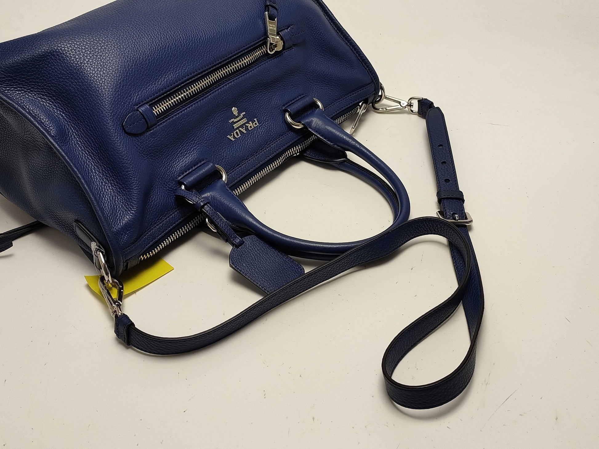 PRADA Vitello Dino 2-Way Handbag