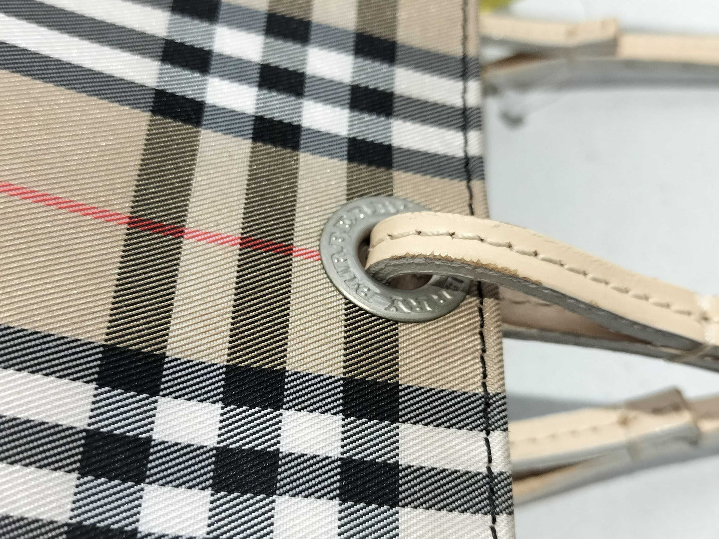 BURBERRY Nova Check Handbag Handbag