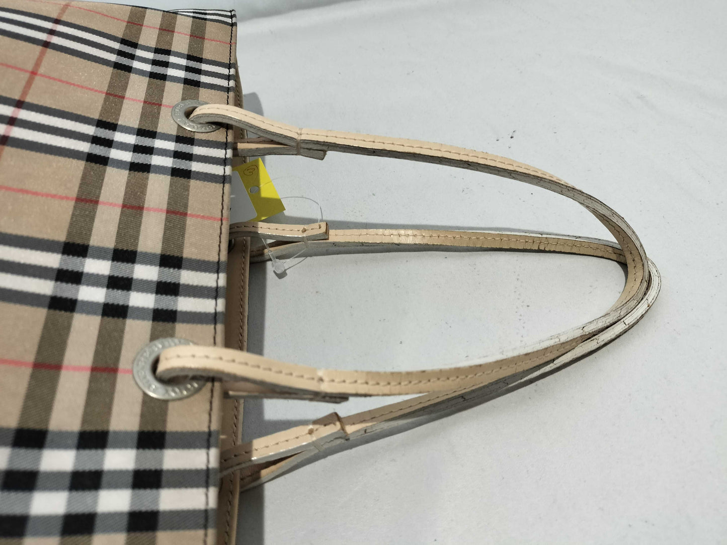BURBERRY Nova Check Handbag Handbag