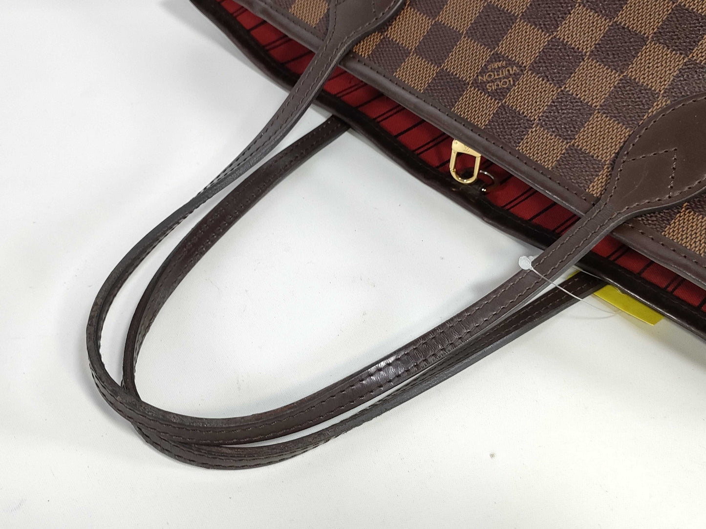 LOUIS VUITTON Damier N41358 Neverfull MM Tote Bag