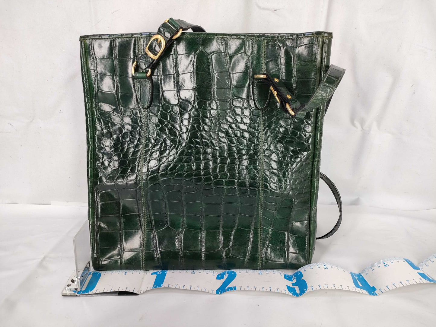 BALLY Crocodile Embossed Tote Bag Tote Bag