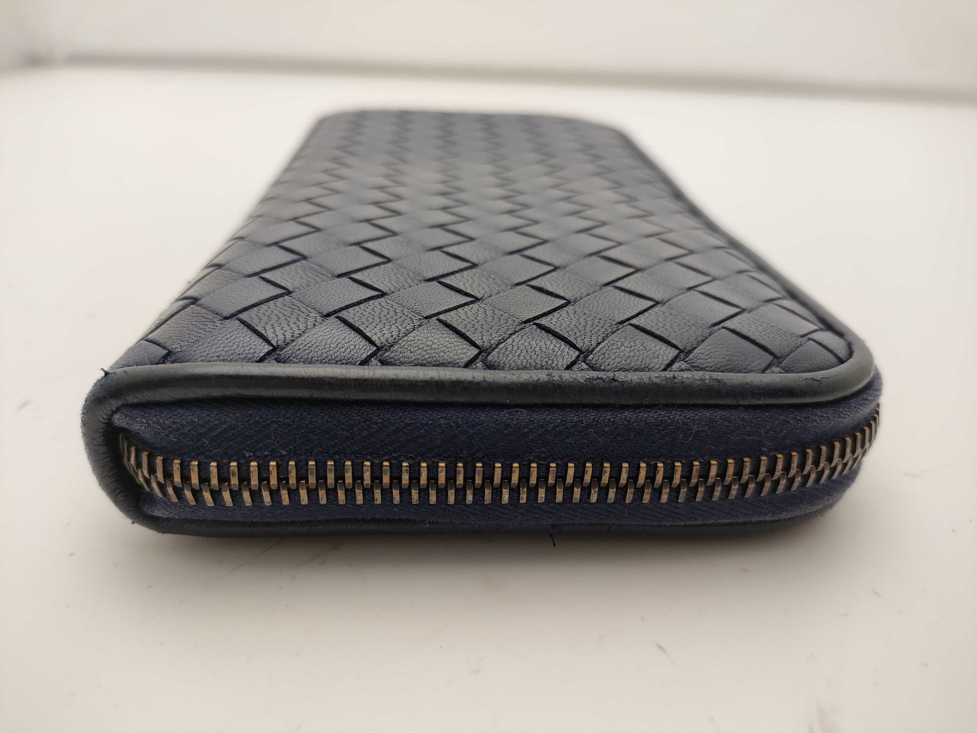 BOTTEGA VENETA Intrecciato Long Wallet with Zipper