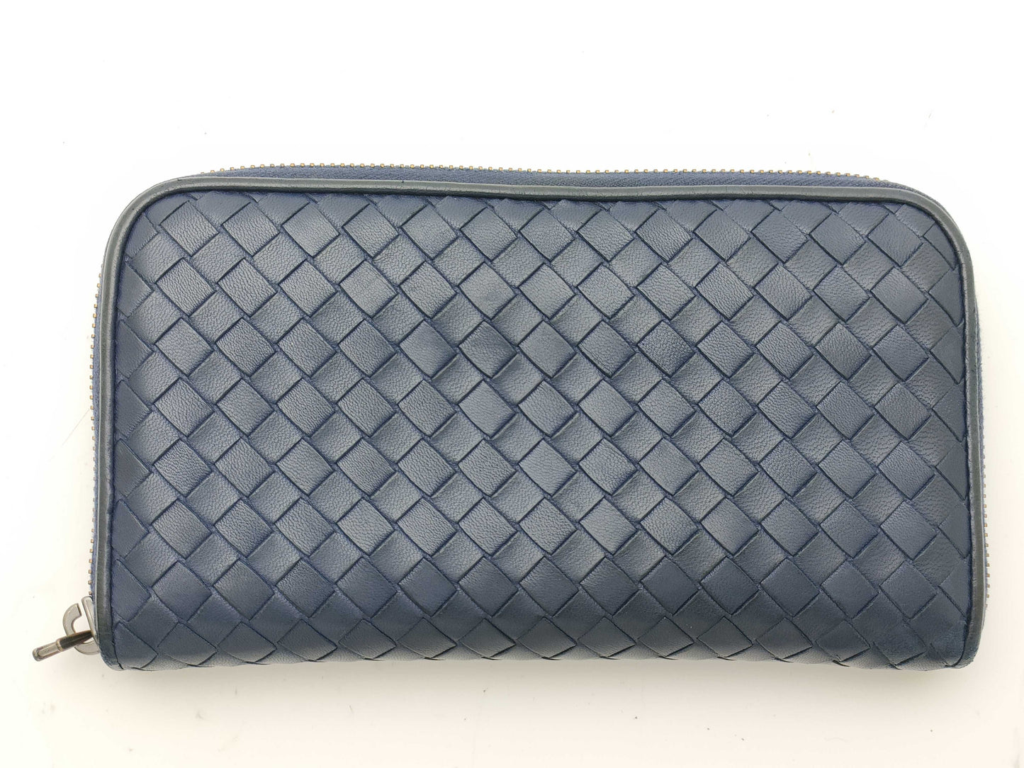 BOTTEGA VENETA Intrecciato Long Wallet with Zipper