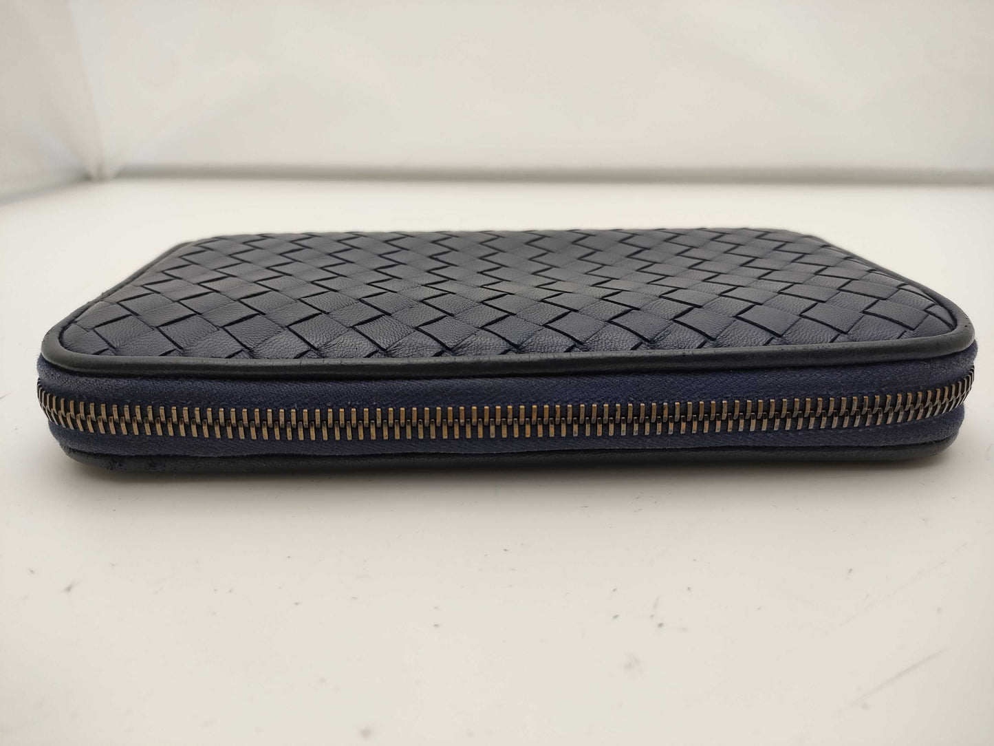 BOTTEGA VENETA Intrecciato Long Wallet with Zipper