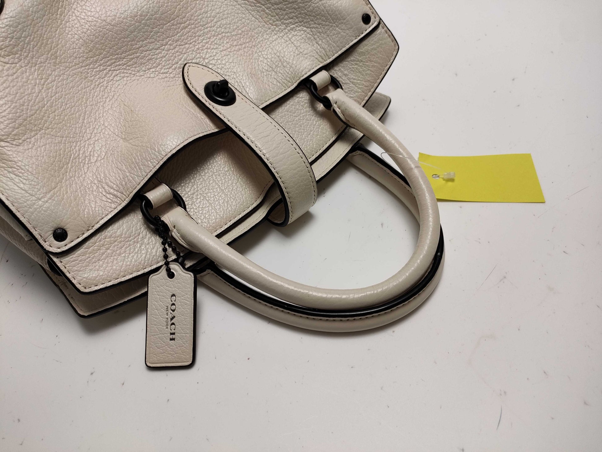 COACH Mercer Satchel 37779 Leather 2-Way Shoulder Bag
