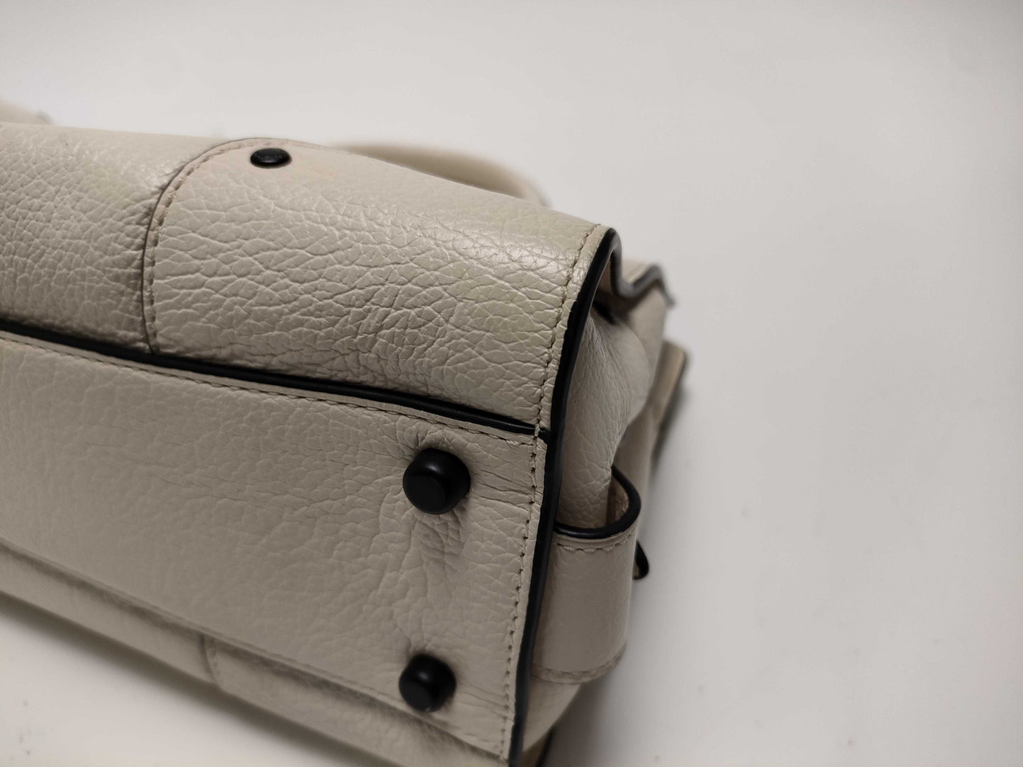 COACH Mercer Satchel 37779 Leather 2-Way Shoulder Bag
