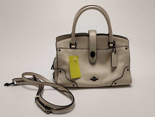 COACH Mercer Satchel 37779 Leather 2-Way Shoulder Bag