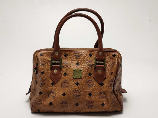 MCM Mini Boston Handbag