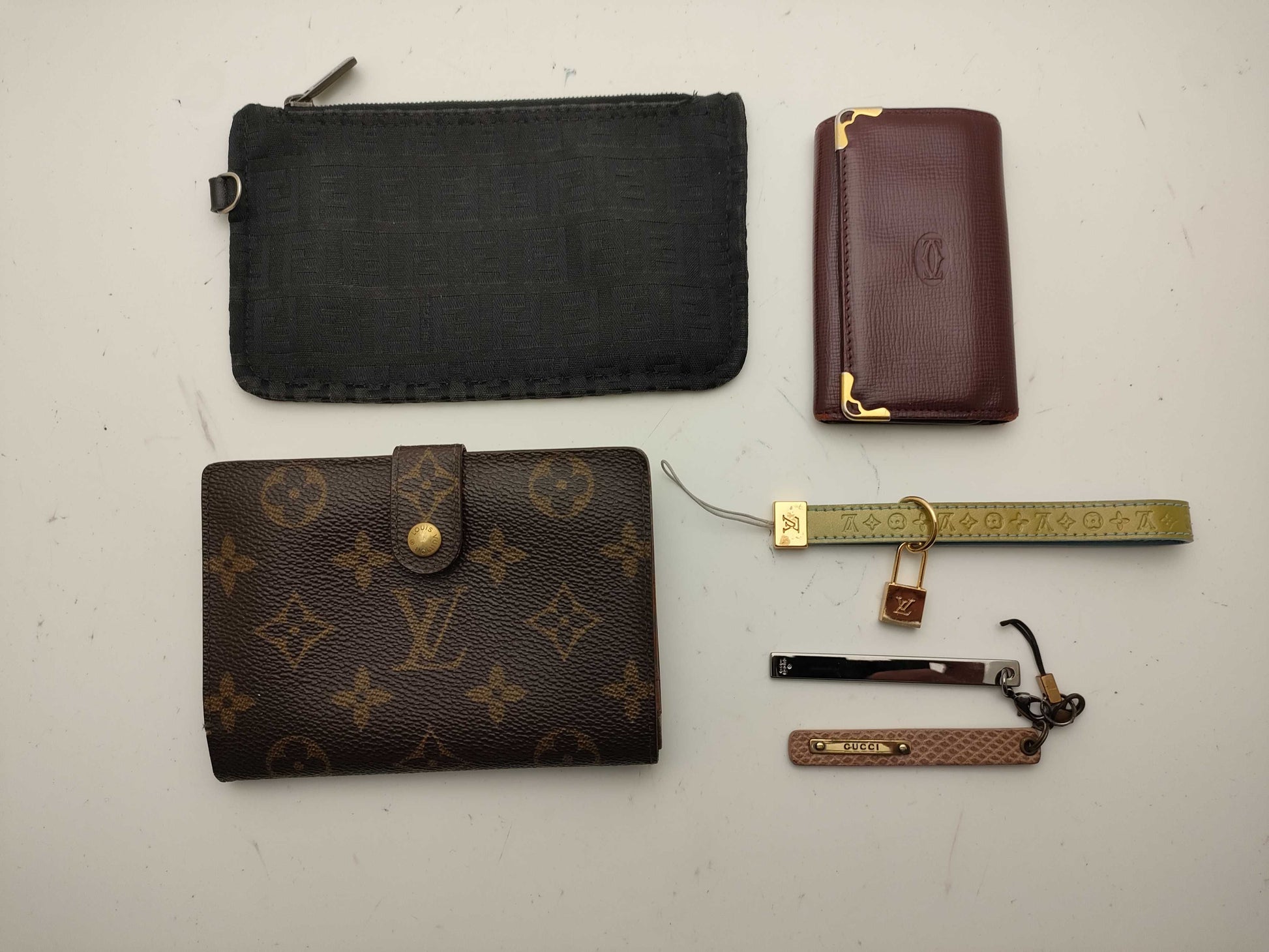LOUIS VUITTON Monogram Porte Monnaie Biennois/Cartier/Gucci etc. 5-piece accessory set Other accessories